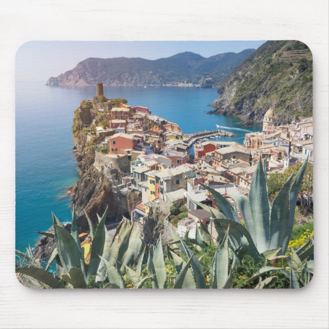 Mousepad Cidade de Vernazza no Cinque Terre (Frente)