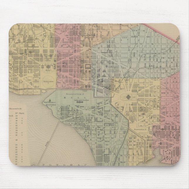Mousepad Cidade de Washington (Frente)