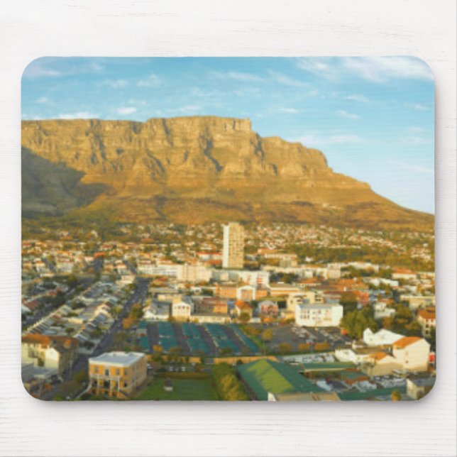 Mousepad Cidade do Cabo: paisagem com Mesa Montanha (Frente)