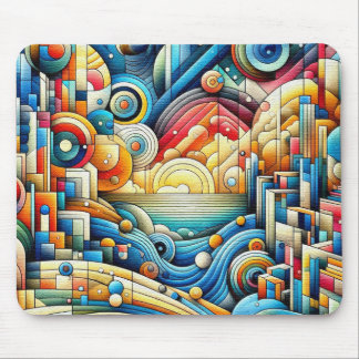 Mousepad Cidade do Nascer do Sol 