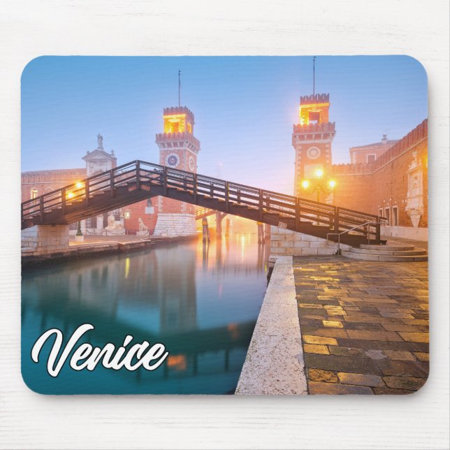 Mousepad Cidade Icônica De Veneza, Itália (Frente)