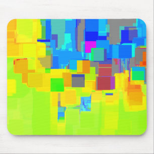 Mousepad "Cidade no Céu" Arte Geométrica