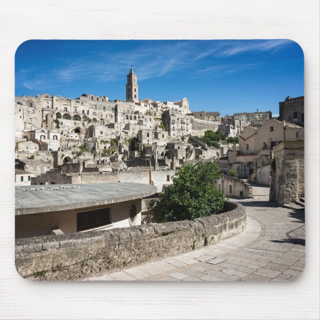 Mousepad Cidade velha de Matera dos di de Sassi (Frente)