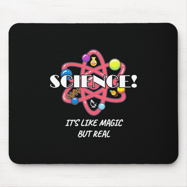 Mousepad Ciência Da Química De Professores É Magia, Mas Rea (Frente)
