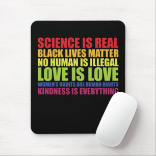 Mousepad Ciência É Real Vidas Negras Importam Orgulho LGBT 