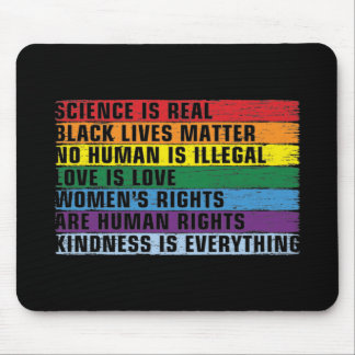 Mousepad Ciência é vida negra real que importa o material d