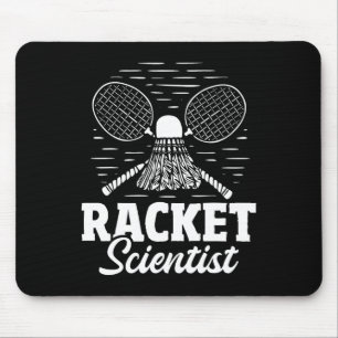 Mousepad Cientista em Racket - Atleta do Jogador de Badmint