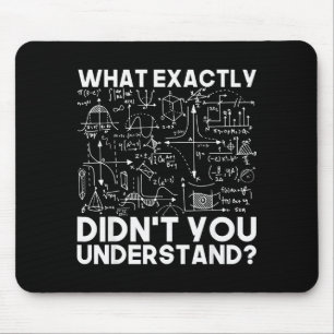 Mousepad Cientista Físico Divertido Matemática Física 
