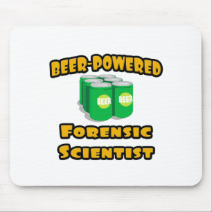 Mousepad Cientista Forense Movido A Cerveja