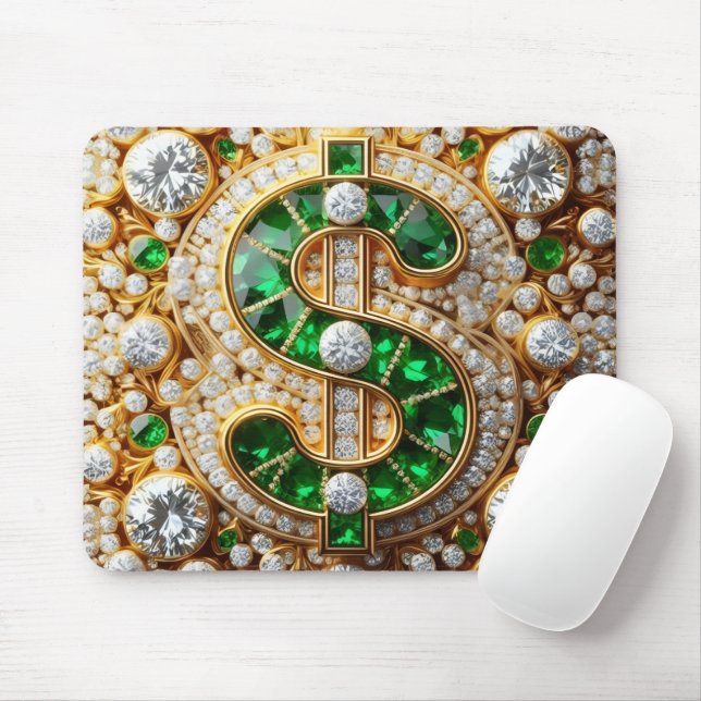 Mousepad Cifrão (Com mouse)