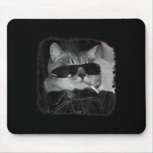 Mousepad Cigarros Gangue de Gata Gato de Cigarro Cigarro En