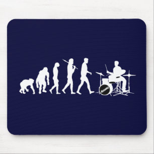 Mousepad Cilindros de Dubstep do baterista e do jazz da