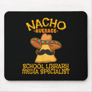 Mousepad Cinc. Média de Biblioteca Escolar de Nacho