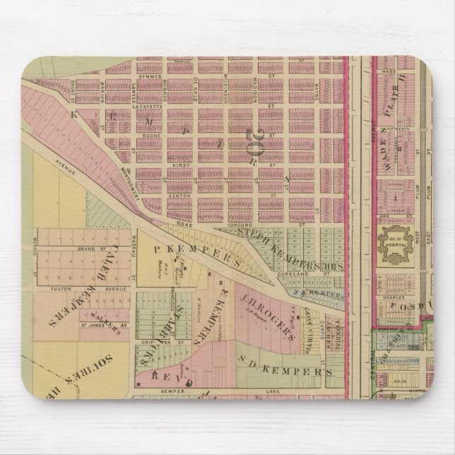 Mousepad Cincinnati, Ohio 4 (Frente)