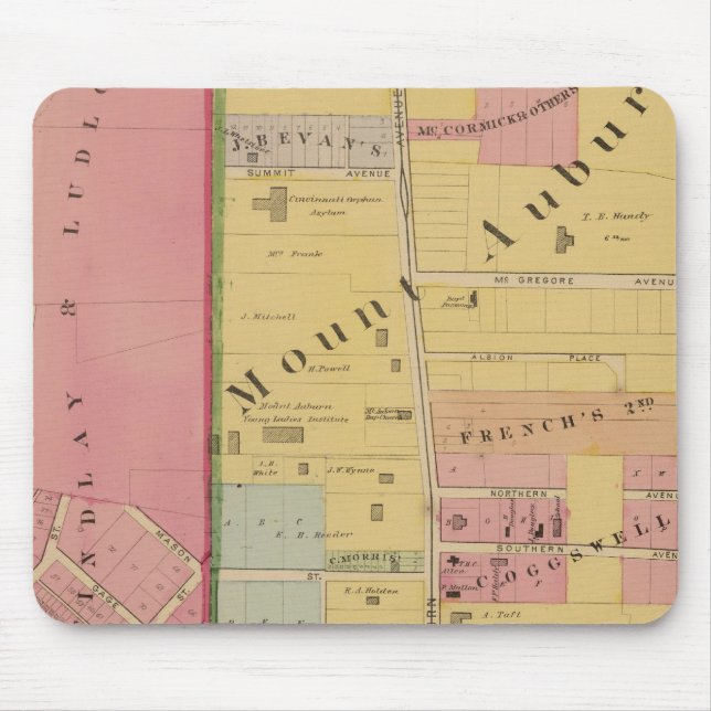 Mousepad Cincinnati, Ohio 5 (Frente)