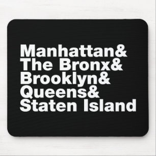 Mousepad Cinco Boroughs ~ Nova Iorque