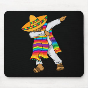 Mousepad Cinco De Mayo Dabbing Poncho Kids Toddler Mexicano