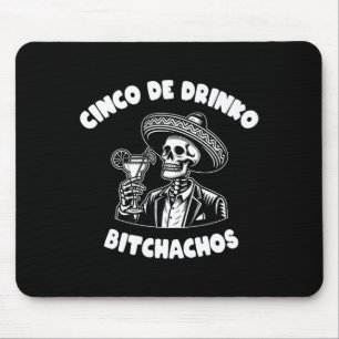 Mousepad Cinco de mayo para mulheres cinco de drinko premiu