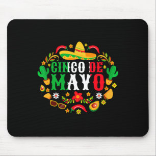 Mousepad Cinco De Mayo Vamos Festa Esquadrão 5 De Maio Mexi