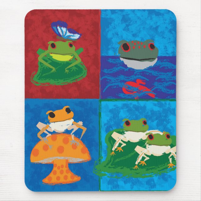 Mousepad Cinco sapos (Frente)