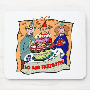 Mousepad Cinqüênta 50th presentes de aniversário