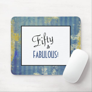 Mousepad Cinquenta E FABULOSA! Brincadeira de aniversário D