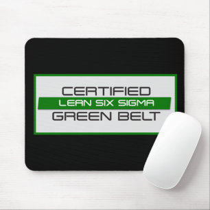 Mousepad Cinta Verde Lean Seis Sigma Certified