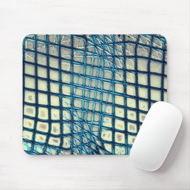Mousepad Cinto-cinza desfocado semelhante ao emaranhado da  (Com mouse)