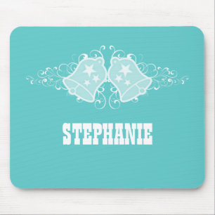Mousepad Cintos de Natal e Sujidade Mousepad, Aqua