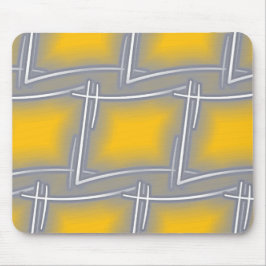 Mousepad Cinza Arte Retangular