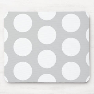 Mousepad Cinza Claro com Pontos