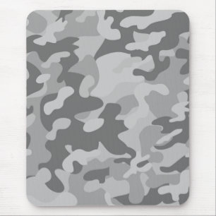 Mousepad Cinza de caça militar, prata