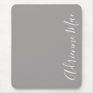 Mousepad Cinza de Cinzas Simplesmente Elegante Personalizad
