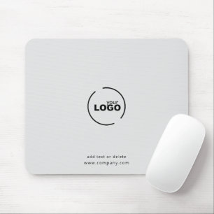 Mousepad Cinza de logotipo profissional moderno para empres
