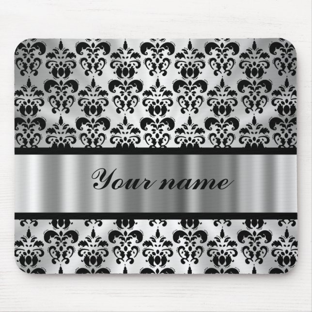 Mousepad Cinza de prata (Frente)