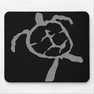 Mousepad cinza de tartaruga
