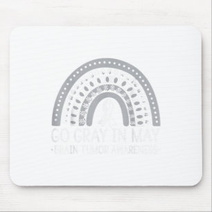 Mousepad Cinza Em Maio Cérebro Tumor Sensibilização Cancer