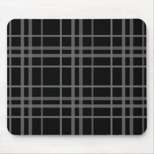 Mousepad Cinza No Design Do Padrão De Xadrez Do Tartan Pret