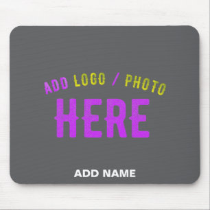 MOUSEPAD CINZA PERSONALIZÁVEL MODERNA COM MARCA VERIFICADA