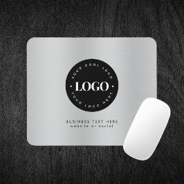 Mousepad Cinza Silver Metálico Adicionar Logotipo Personali