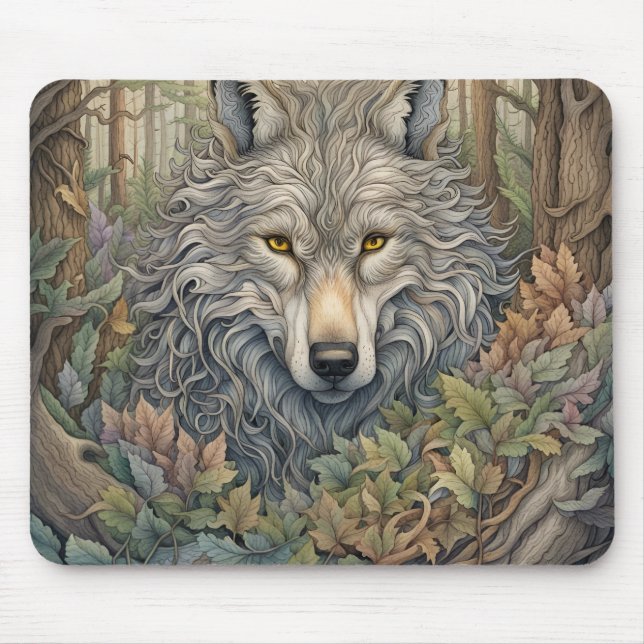 Mousepad Cinza Wolf (Frente)