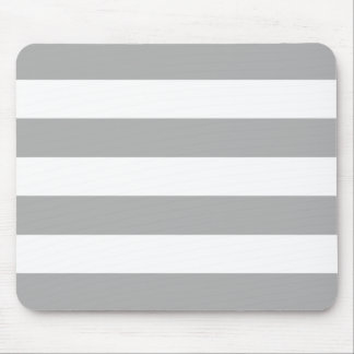 Mousepad Cinzas de Luz Branca Moderna e Stripes Brancas