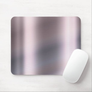Mousepad Cinzas De Prata Monocrom Rosa Metálico