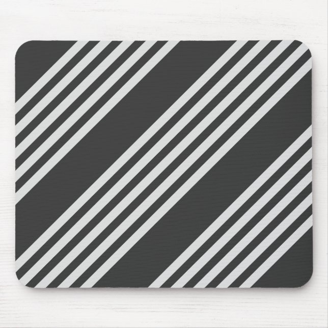 Mousepad Cinzas leves e carvão de cinco faixas (Frente)