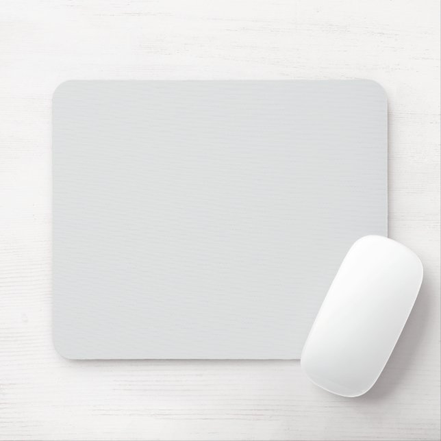 Mousepad Cinzas leves e leves, simples e simples (Com mouse)