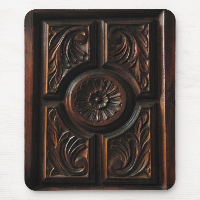 Mousepad Cinzeladura de madeira (Frente)