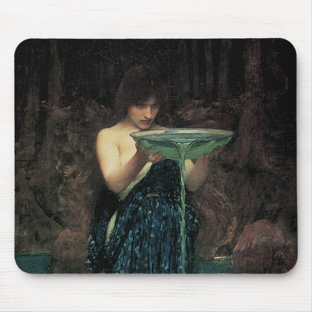 Mousepad Circe Invidiosa por John William Waterhouse (Frente)