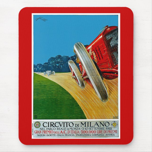 Mousepad Circuito di Milano (Frente)