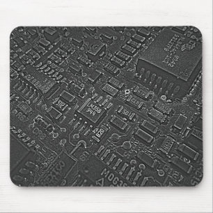 Mousepad Circuito escuro