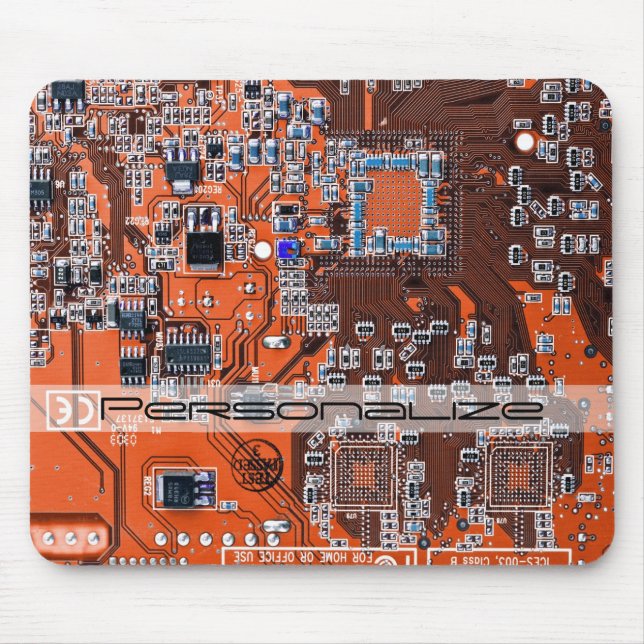 Mousepad Circuito Impresso Conjunto PCB Circuito Laranja Co (Frente)